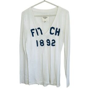 Vintage Abercrombie Fitch Y2k Fitted T Shirt‎ Medium 90s Embroidery Bella Grunge